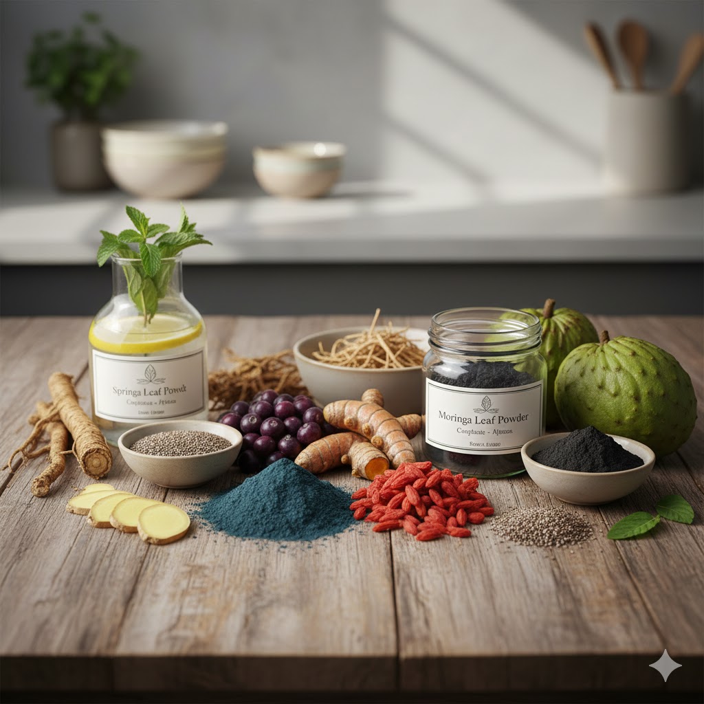 Descubra 10 ingredientes exóticos de diferentes partes do mundo que podem transformar sua dieta detox e melhorar sua saúde.