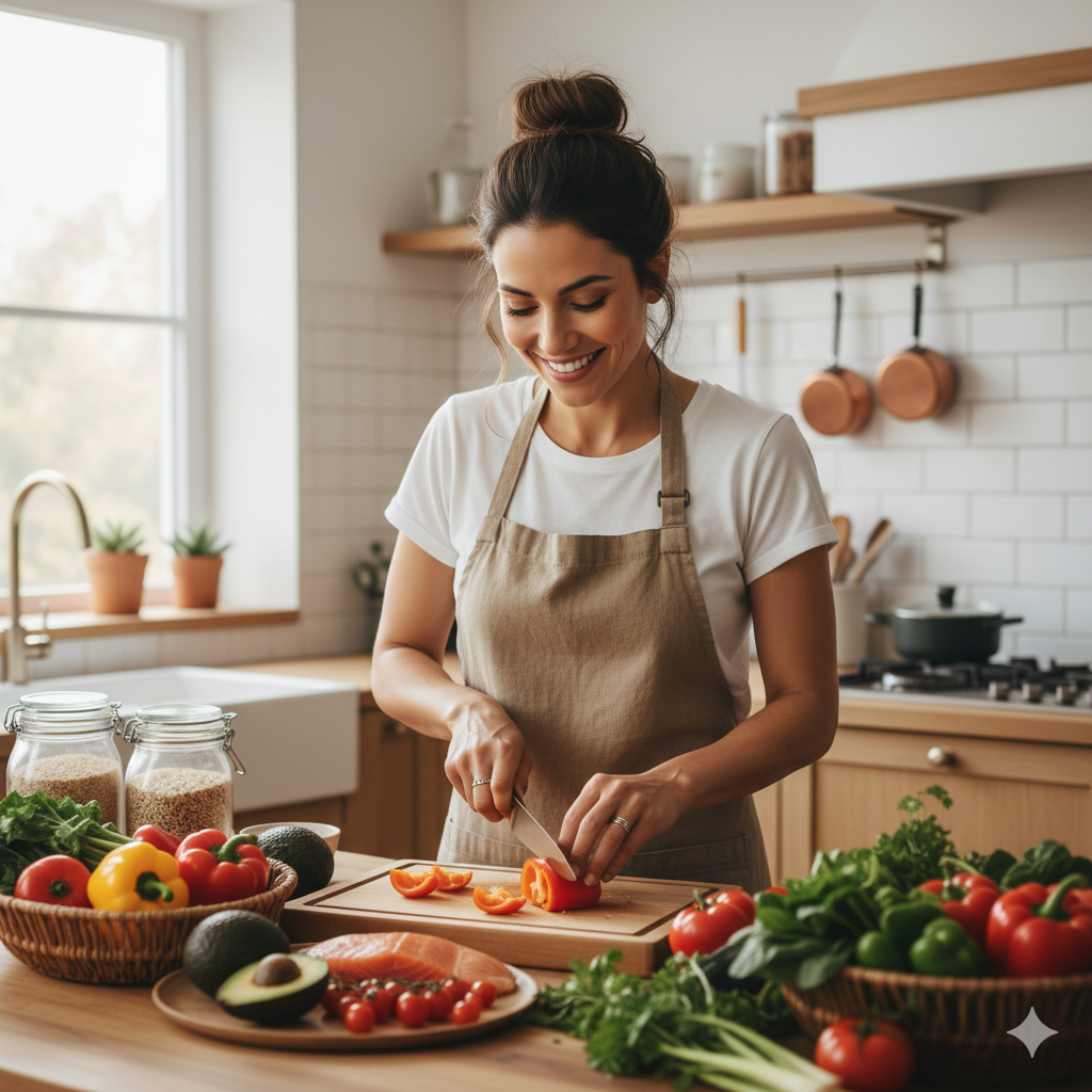 Descubra como a alimentação equilibrada e o autocuidado podem transformar vidas, trazendo bem-estar e felicidade.