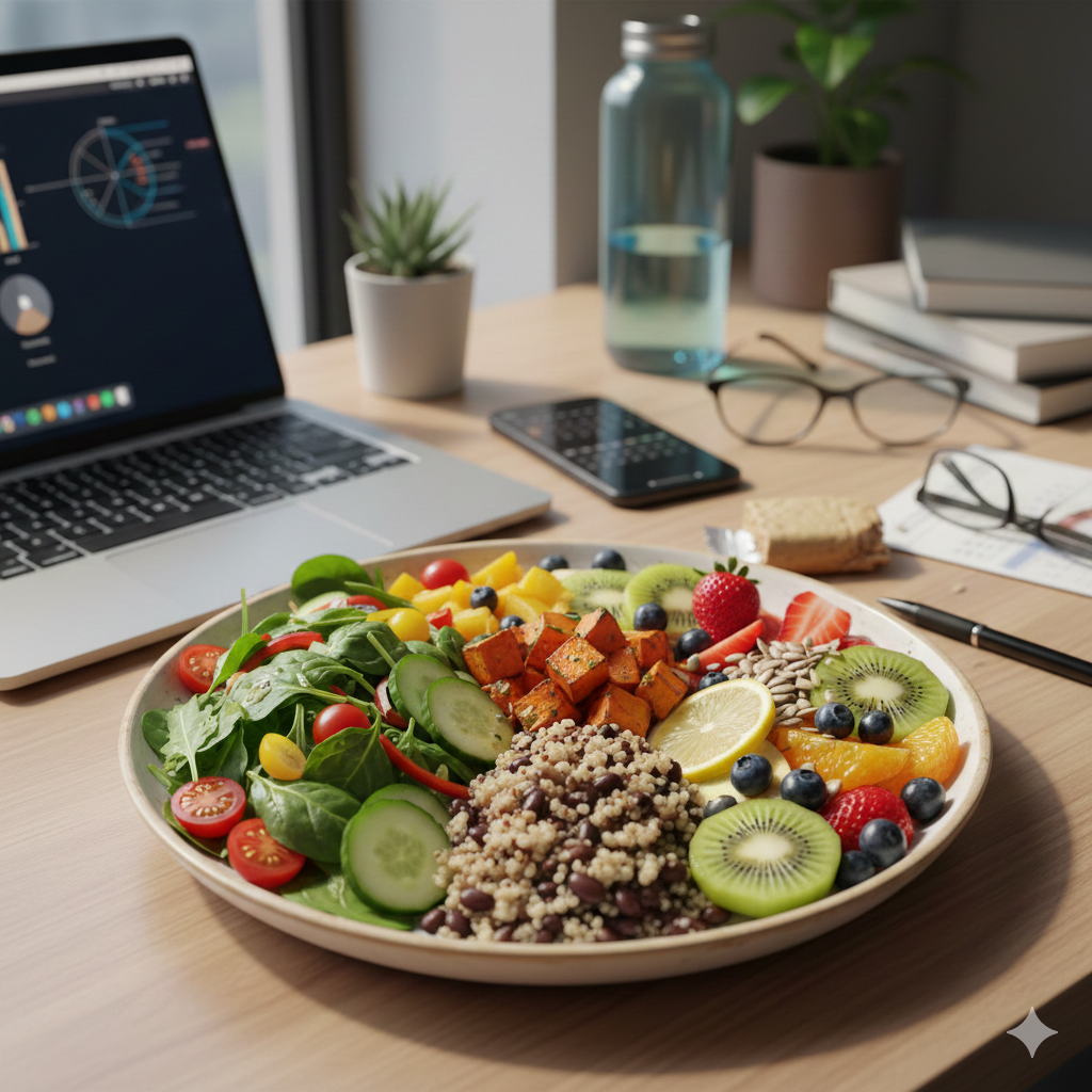 Alimentação Saudável na Rotina Corrida - Dicas Práticas