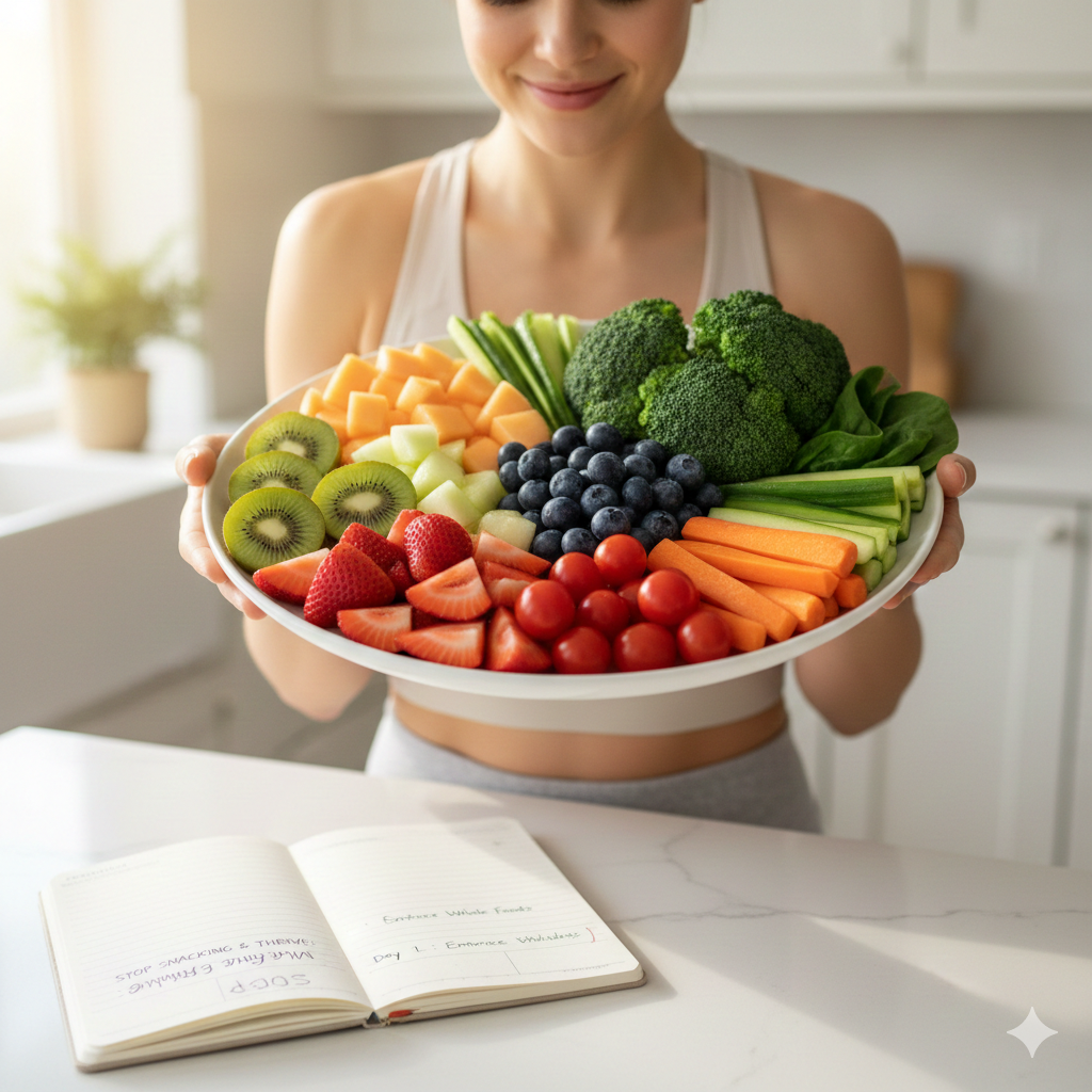 Como Parar de Beliscar e Melhorar sua Saúde com Alimentos Saudáveis