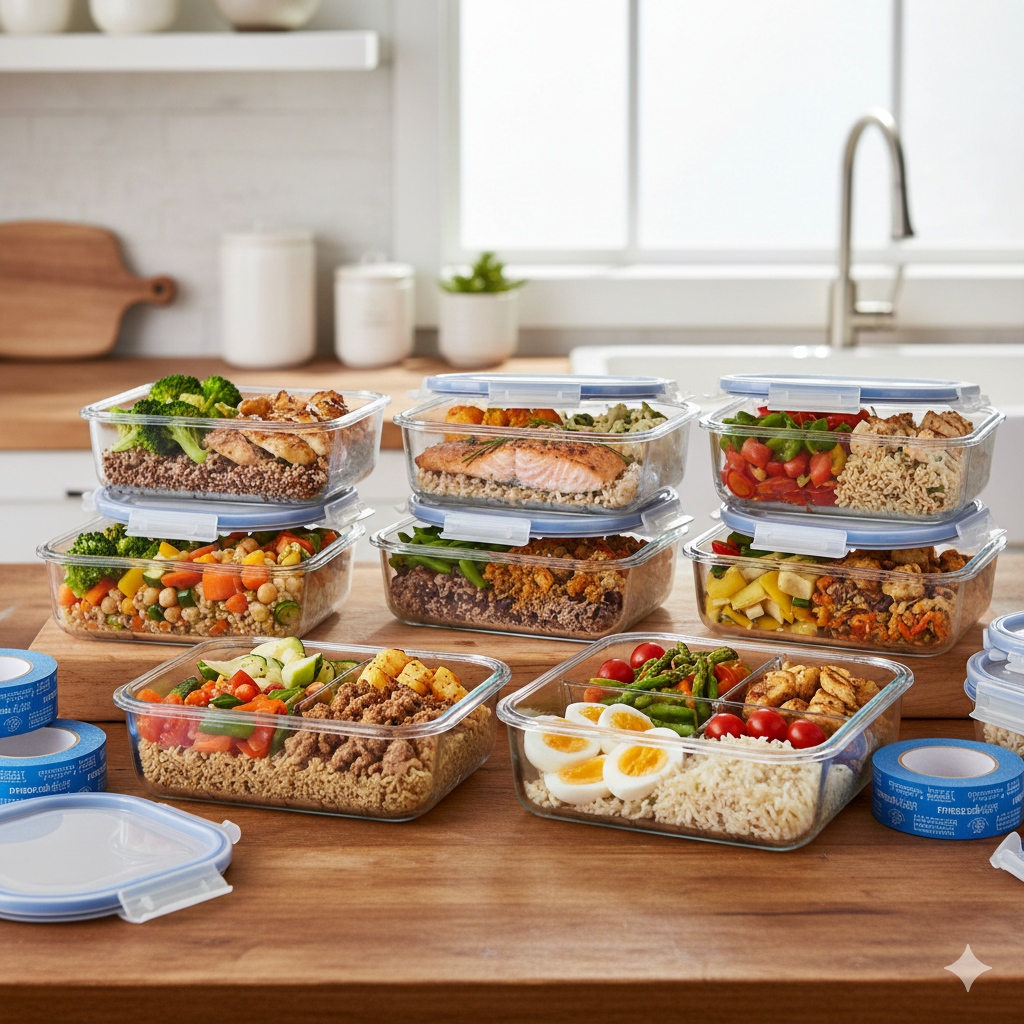 Descubra como preparar marmitas fitness simples e nutritivas para congelar, facilitando sua alimentação equilibrada durante a semana.