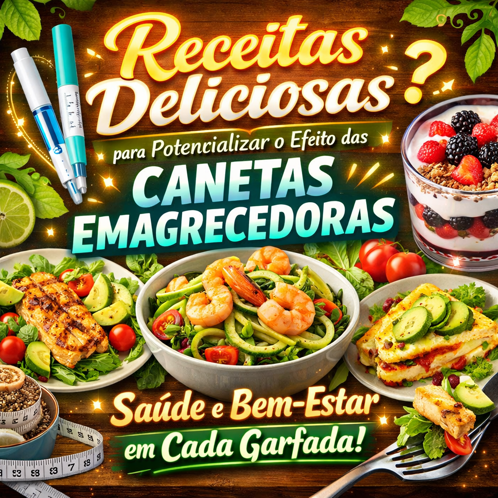Descubra receitas deliciosas que não apenas agradam o paladar, mas também potencializam o efeito das canetas emagrecedoras, promovendo saúde e bem-estar!