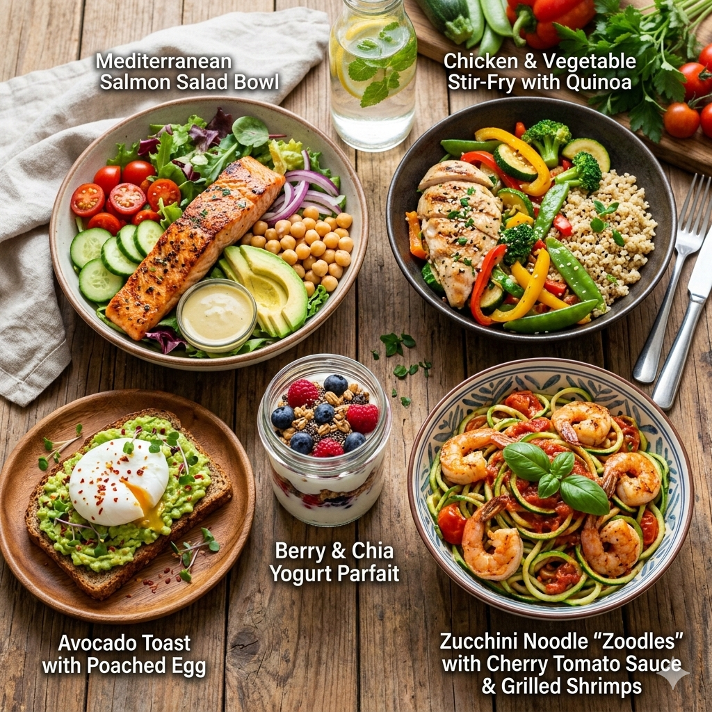 Descubra como preparar receitas fit rápidas e deliciosas para emagrecer de forma saudável durante a semana!