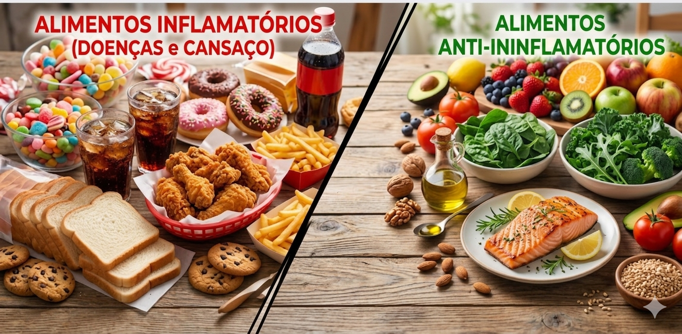 Descubra quais alimentos podem estar causando inflamação silenciosa em seu corpo e explore opções deliciosas e saudáveis para uma vida mais equilibrada. Sua jornada para uma saúde melhor começa aqui!