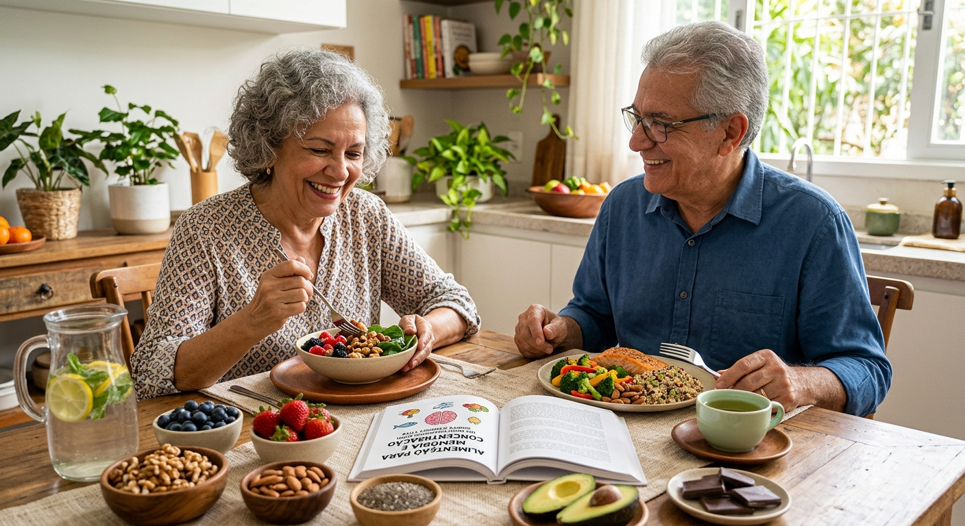 Image for Alimentação para Memória e Concentração depois dos 60: Um Guia Completo para Manter a Mente Ativa