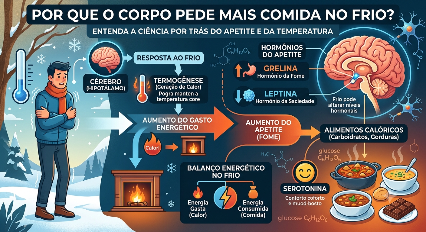 Image for Por Que o Corpo Pede Mais Comida no Frio? Entenda a Ciência por Trás do Apetite e da Temperatura